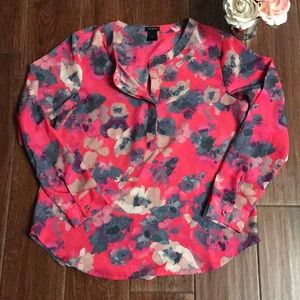 ANN Taylor floral pink top